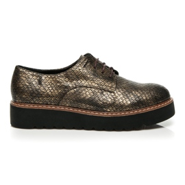 Kylie Półbuty Na Platformie żółte