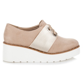 Seastar Wiązane Półbuty Na Platformie brązowe