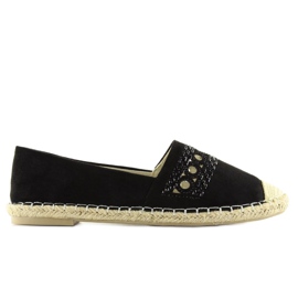 Espadryle damskie czarne SK135 Black