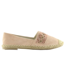 Espadryle damskie różowe SK135 Pink