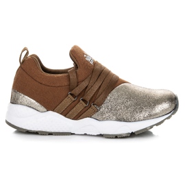 Kylie Stylowe Obuwie Dziecięce brązowe