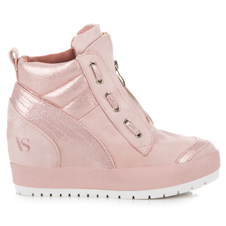 Vices Sneakersy Na Platformie różowe