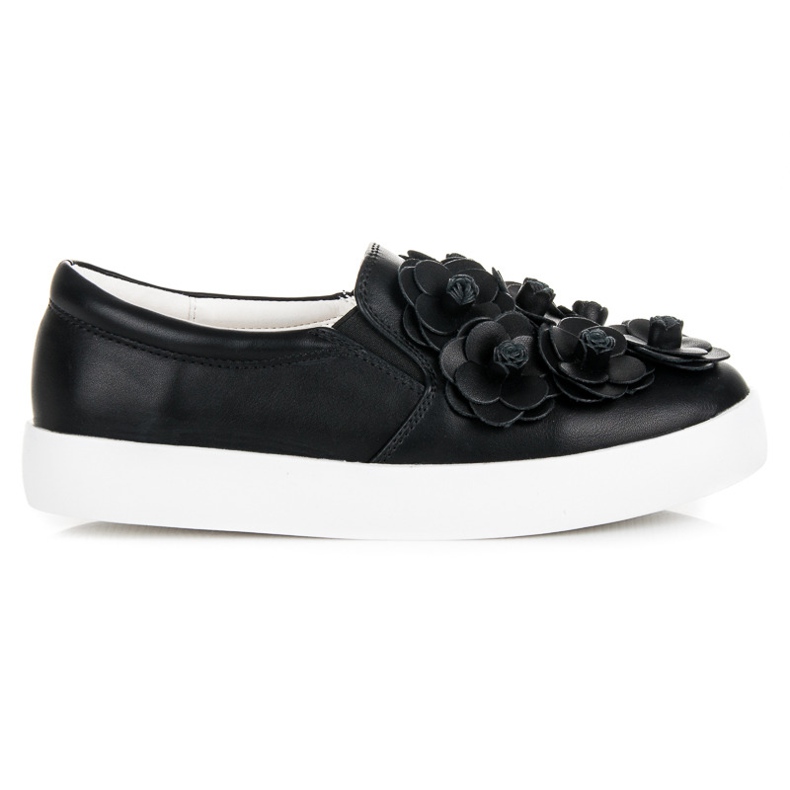 Vices Ozdobne slipony czarne