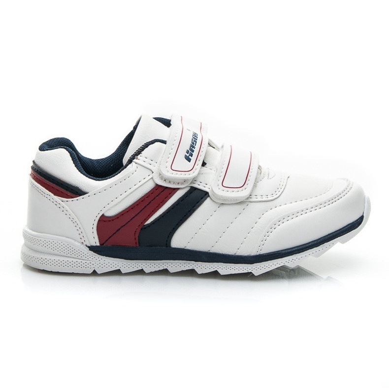 Hasby Trampki na rzepy białe