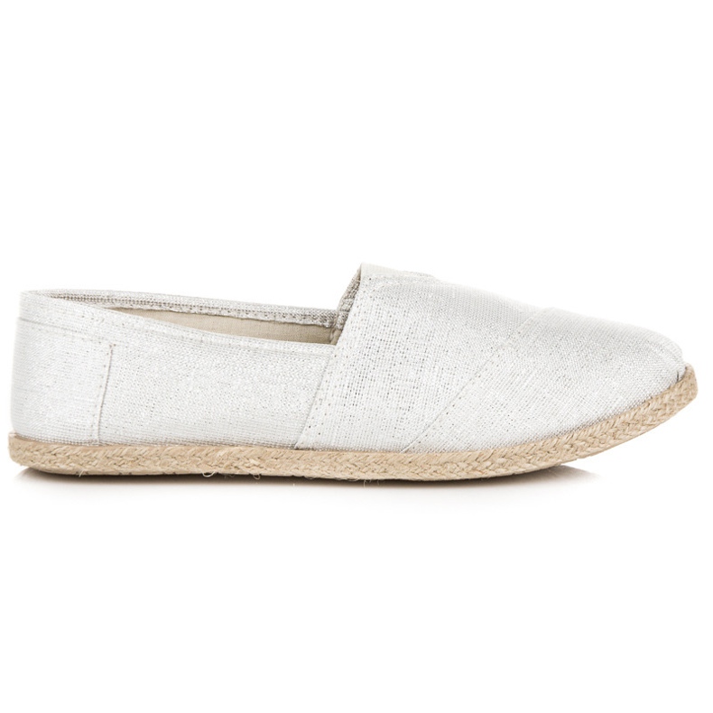 Wsuwane espadryle szare