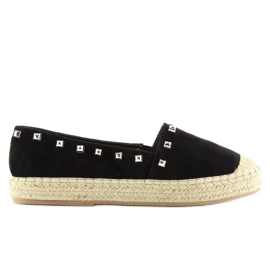 Espadryle damskie czarne 99-17 black
