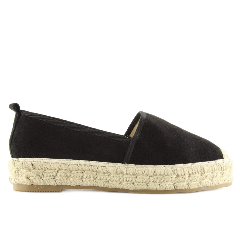 Espadryle damskie czarne BB10P black