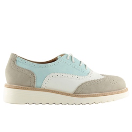 Mokasyny damskie A-9250 Grey szare