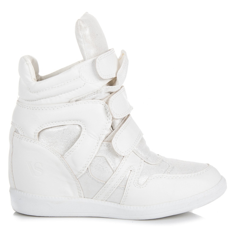 Sneakersy na rzepy vices białe