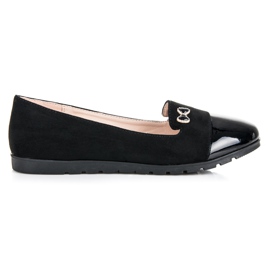 Vinceza Lordsy z lakierowanym noskiem czarne