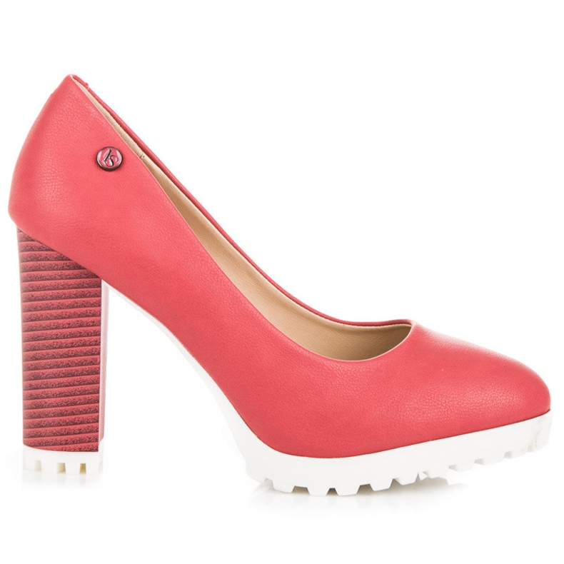 Vices Czółenka Na Platformie czerwone