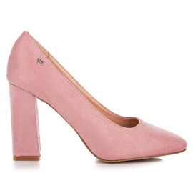 Vices Różowe czółenka na słupku