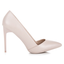 Eleganckie szpilki vices brązowe