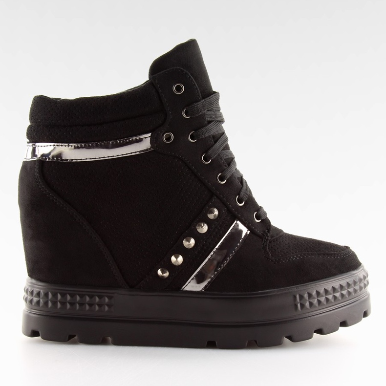 Sneakersy damskie czarne AT-0650-L Black