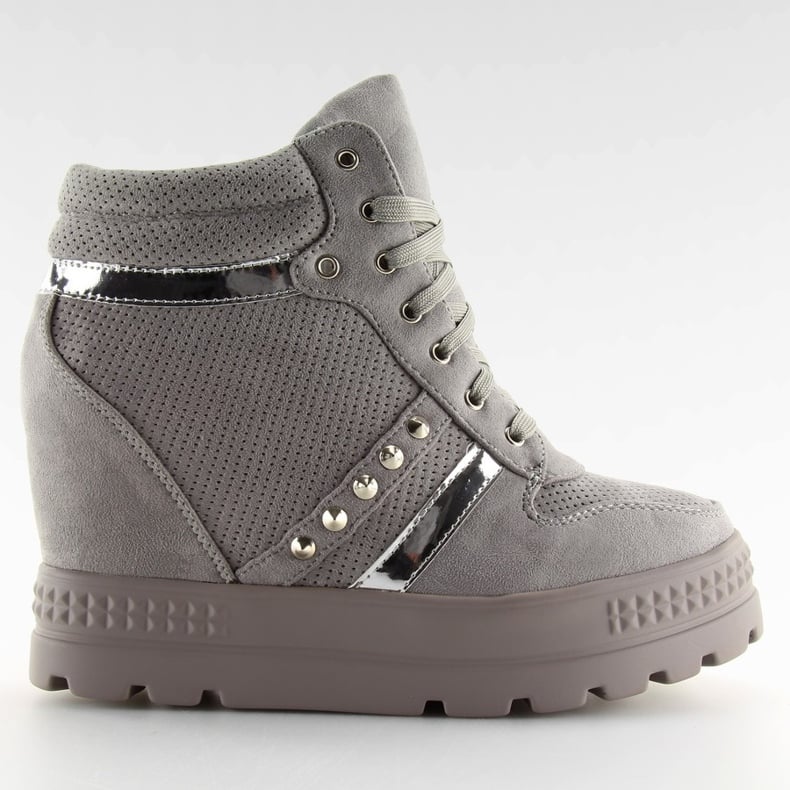 Sneakersy damskie szare AT-0650-L Grey