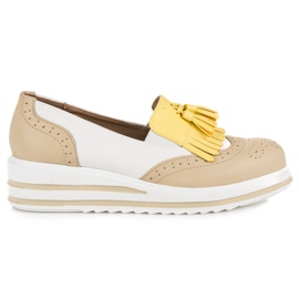 Damskie półbuty boho vices brązowe