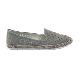 Filippo Lordsy balerinki  espadryle F 081 szare