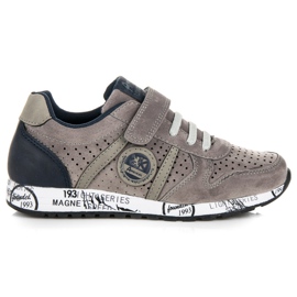 American Club Trampki Na Gumkę I Rzep szare