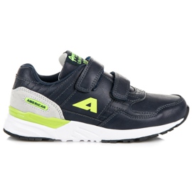 Obuwie na rzepy american club niebieskie