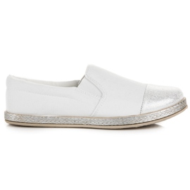 Mtt Sport Białe espadryle slip on