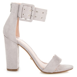 Seastar Rockowe sandały na suwak szare