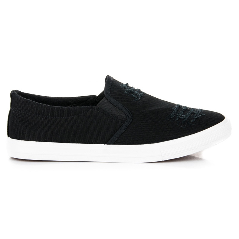 Seastar Czarne trampki slip on