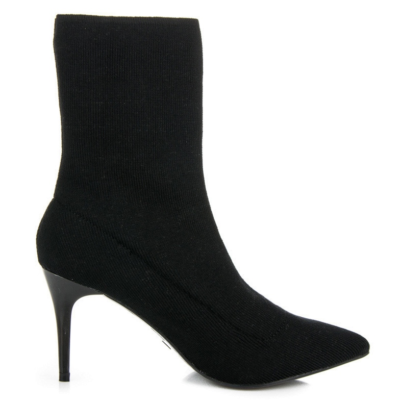 Seastar Wsuwane Botki Na Wiosnę czarne