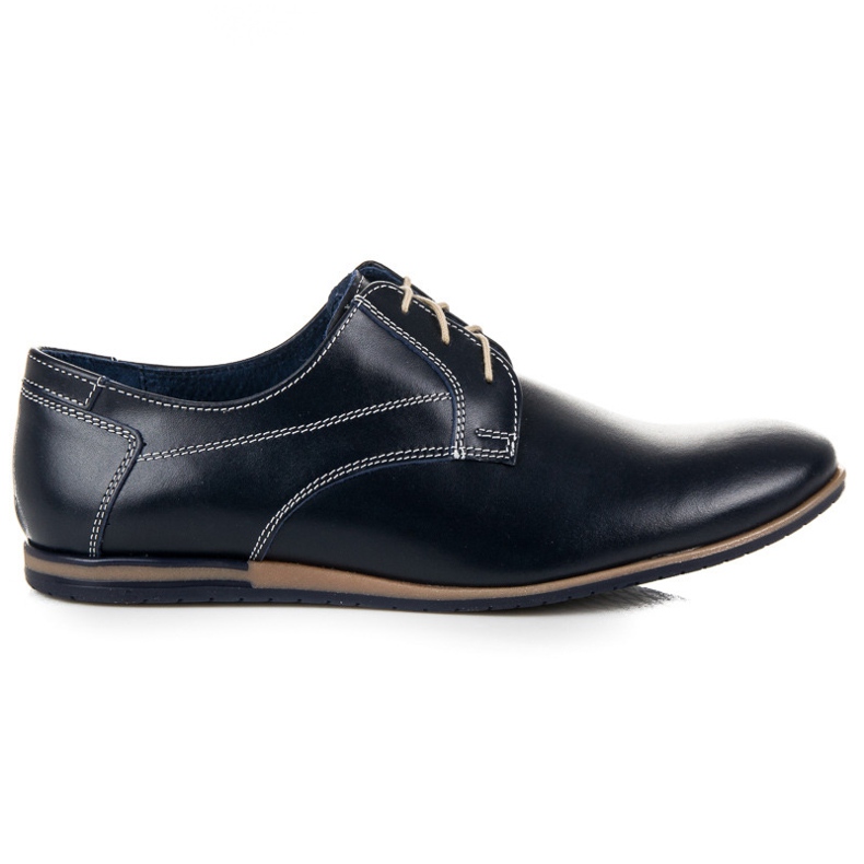Casualowe półbuty lucca granatowe
