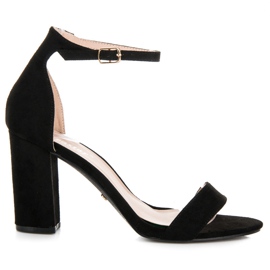 Seastar Sandały zapinane na sprzączkę czarne