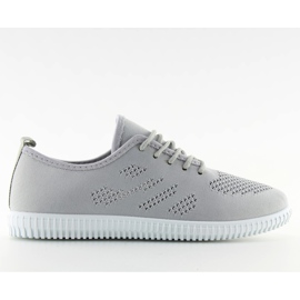 Tenisówki damskie szare LA10P Grey