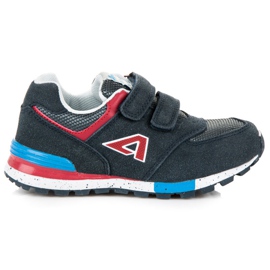 American Club Trampki Na Rzepy American niebieskie