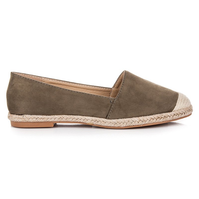 Seastar Zielone Zamszowe Espadryle