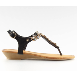 Sandałki japonki czarne 9-59 black