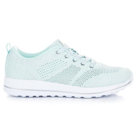 American Club Miętowe Buty Sportowe American zielone