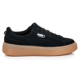Puma Suede Platform Jewel Jr czarne
