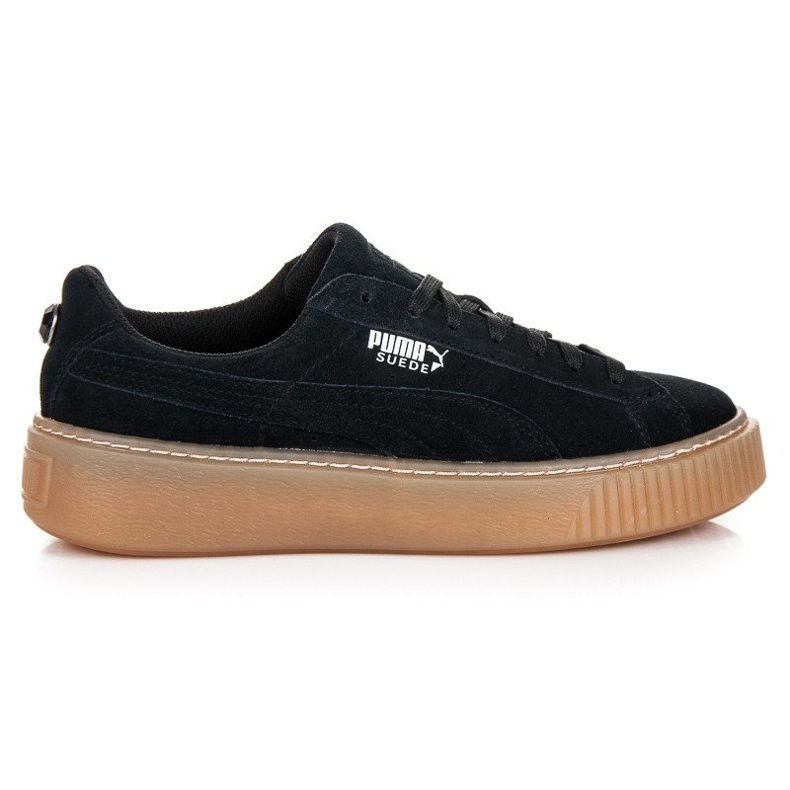 Puma Suede Platform Jewel Jr czarne