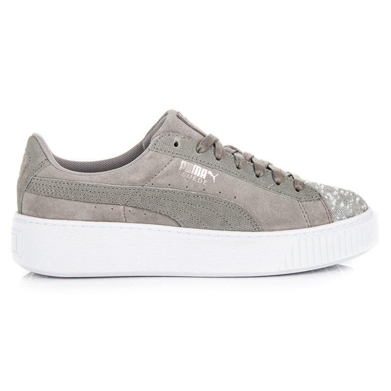 Puma Suede Platform Peblle WN`S szare