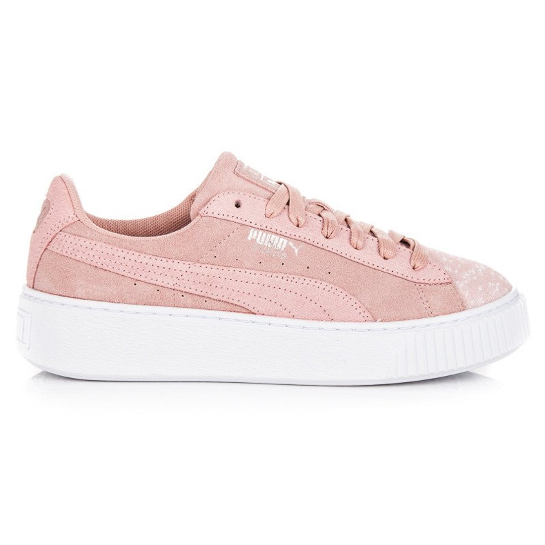 Puma Suede Platform Pebble WN`S różowe