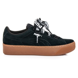 Puma vikky pltfm ribbon bold czarne