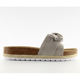 Klapki esparyle szare SK41 grey