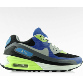 Obuwie sportowe Air B306M niebiesko-szare czarne niebieskie zielone