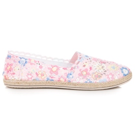Seastar Espadryle W Stylu Boho różowe