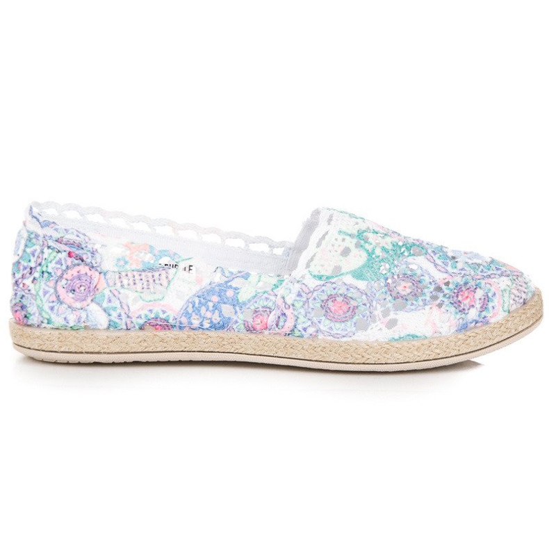 Seastar Espadryle w stylu boho wielokolorowe