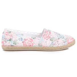 Seastar Espadryle w stylu boho wielokolorowe