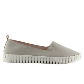 Trampki slip-on super wygodne szare 4163 Grey