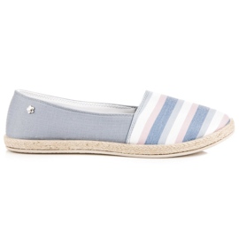 Espadryle slip on vices szare