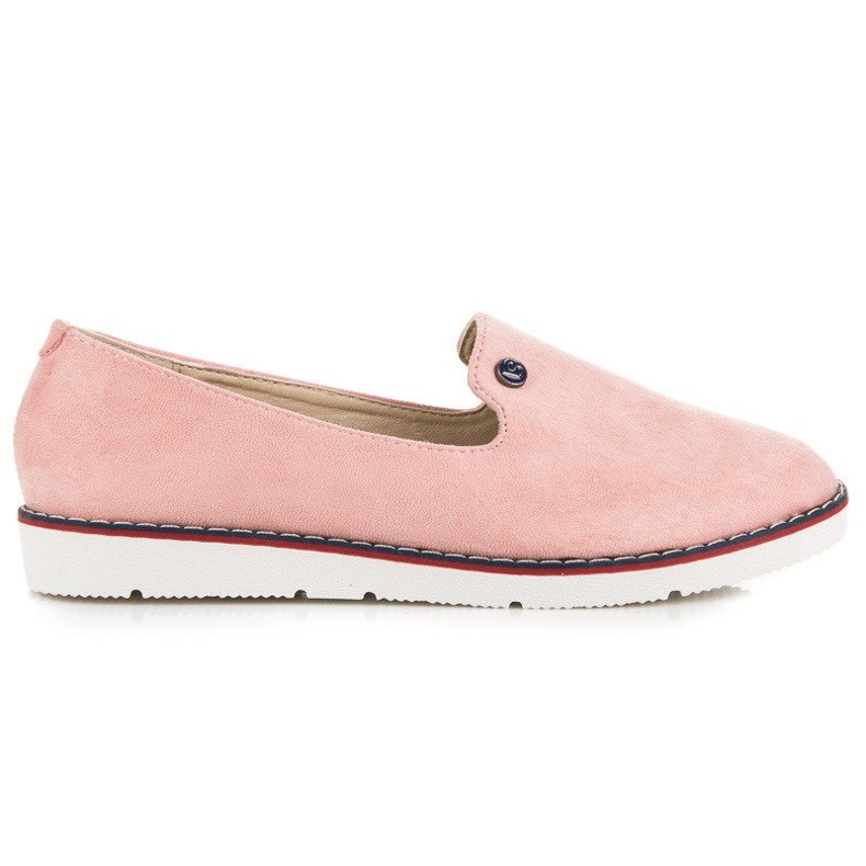 Różowe zamszowe lordsy vices