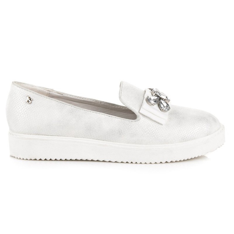 Białe półbuty vices