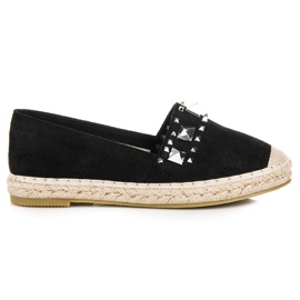 Coura Czarne espadryle