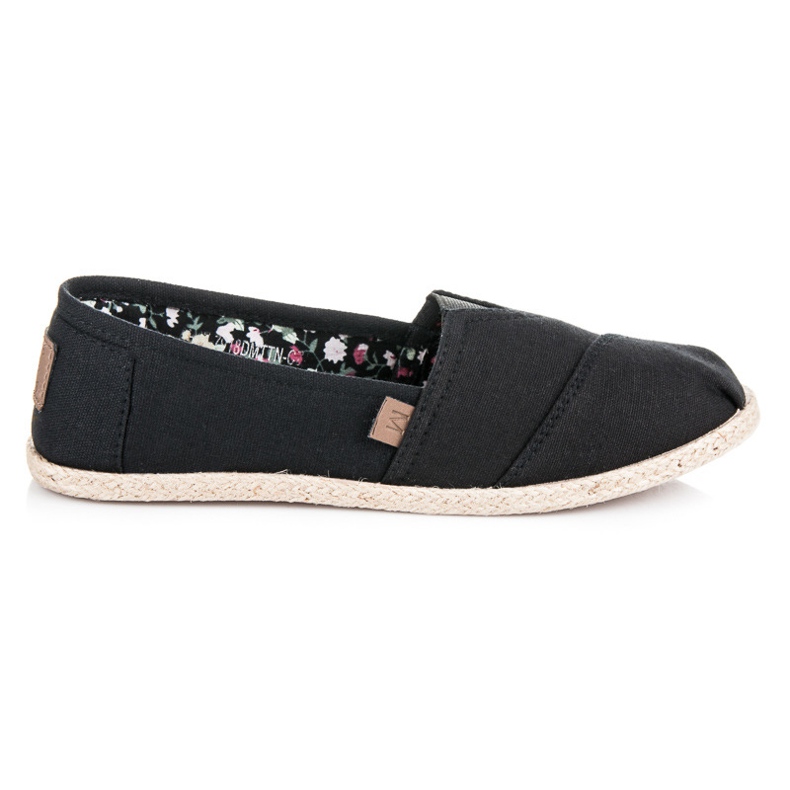 Mckeylor Espadryle slip on czarne